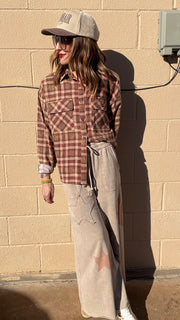 Superstar Distressed Patchwork Wide Leg Pants