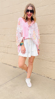 Willow Ruffle Knit Shorts