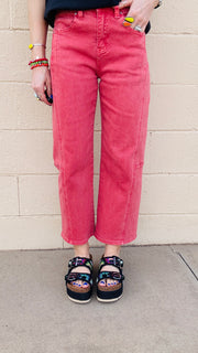 Brick Lane Crop Wide-Leg Jeans