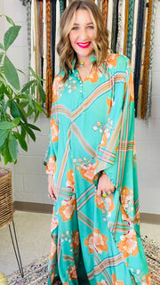 Lady Love Satin Kaftan