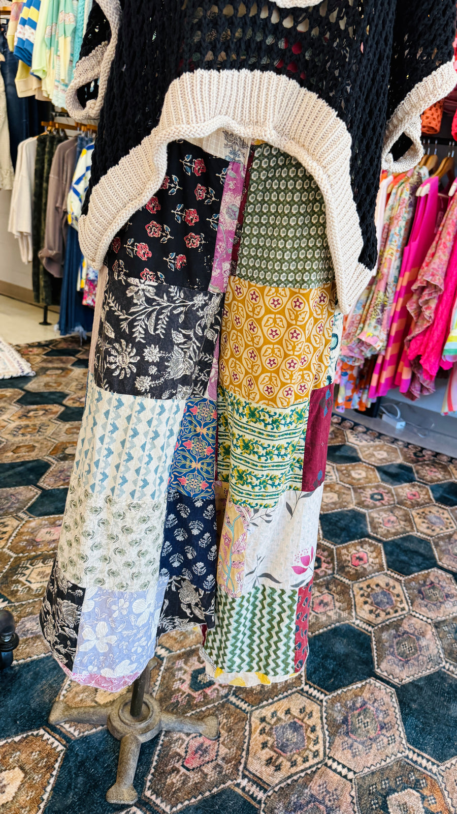 Sunset Mosaic Cropped Pants