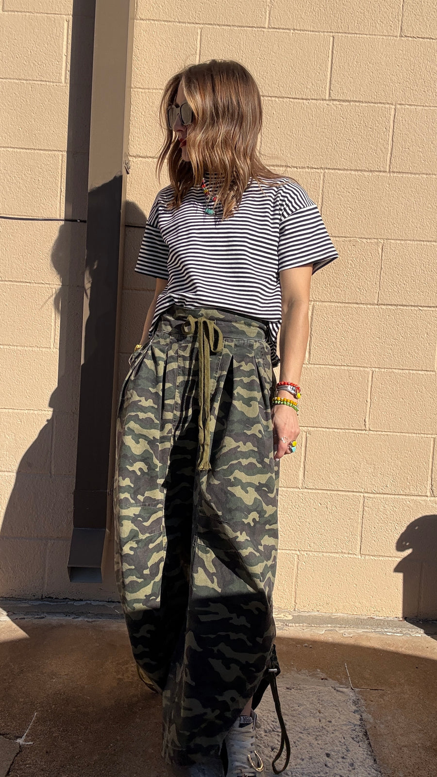 Stealth Mode Wide Barrel Leg Camo Pants