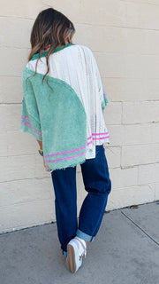 Vintage Varsity Lace Top
