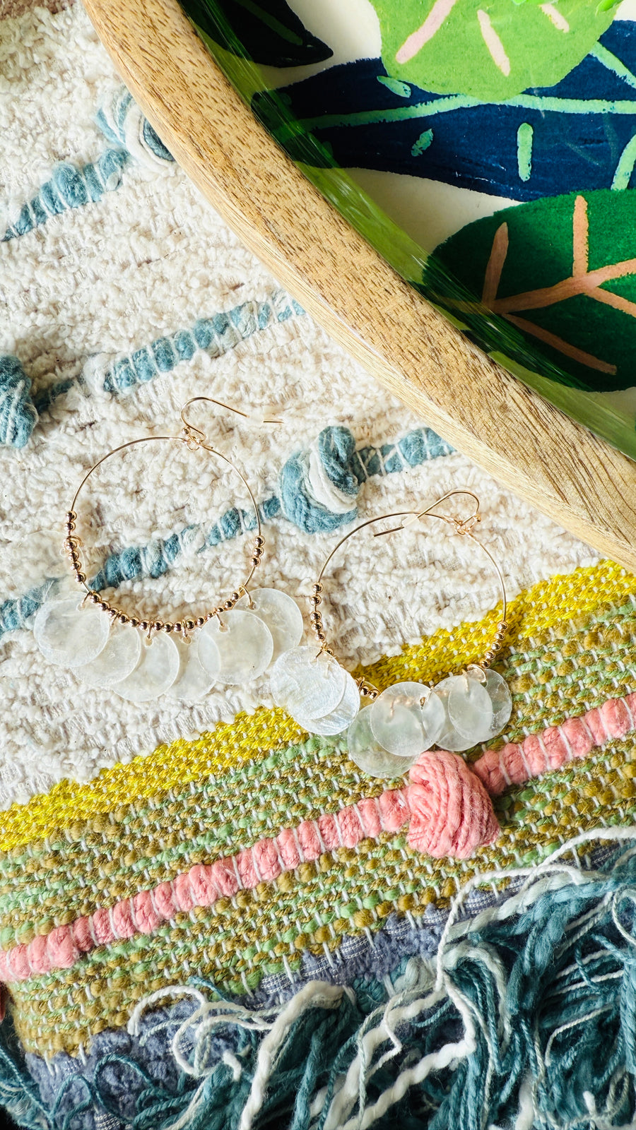 Coastal Glow Gold Earrings