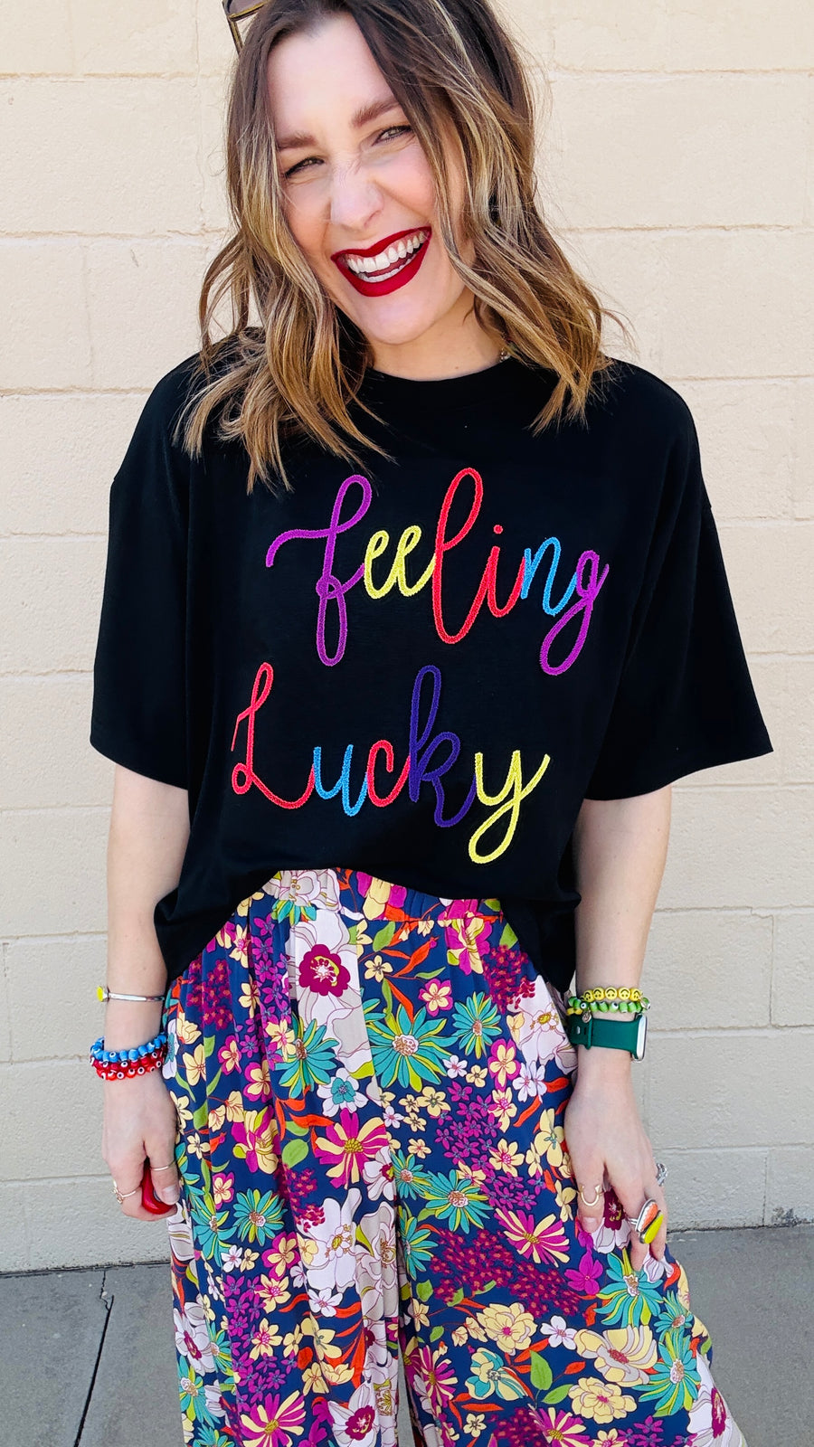 Feeling Lucky Cropped Tee