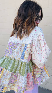 Garden Whimsy Tiered Top