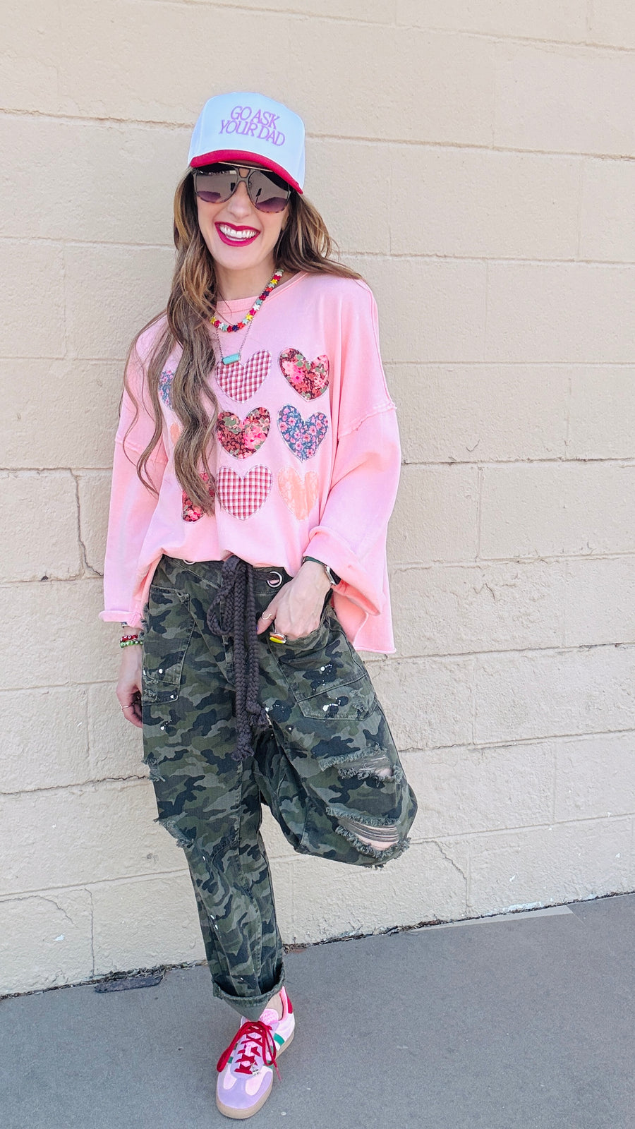 Blushing Hearts Sweatshirt