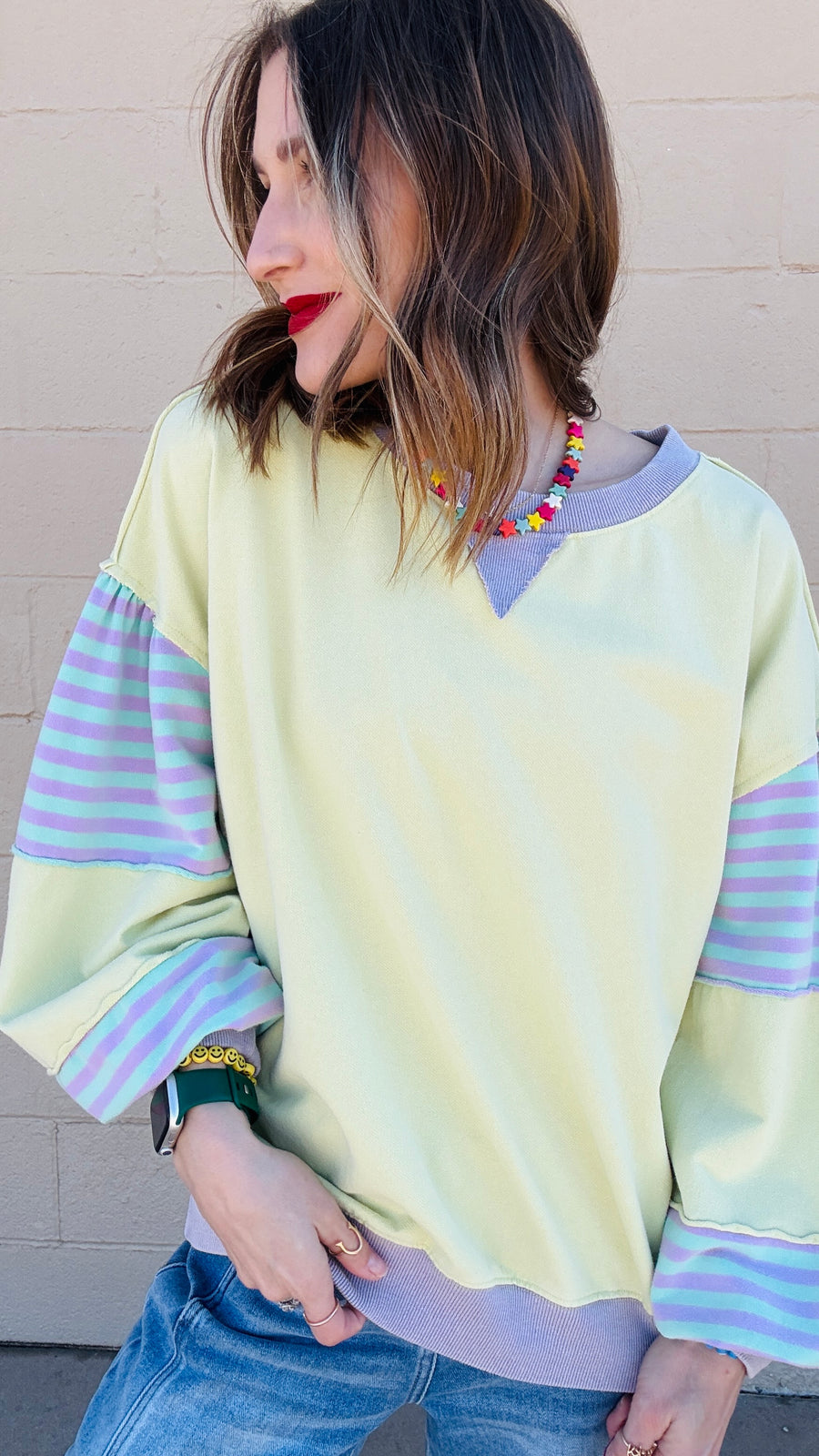 Desert Dusk Sweatshirt-Pistachio