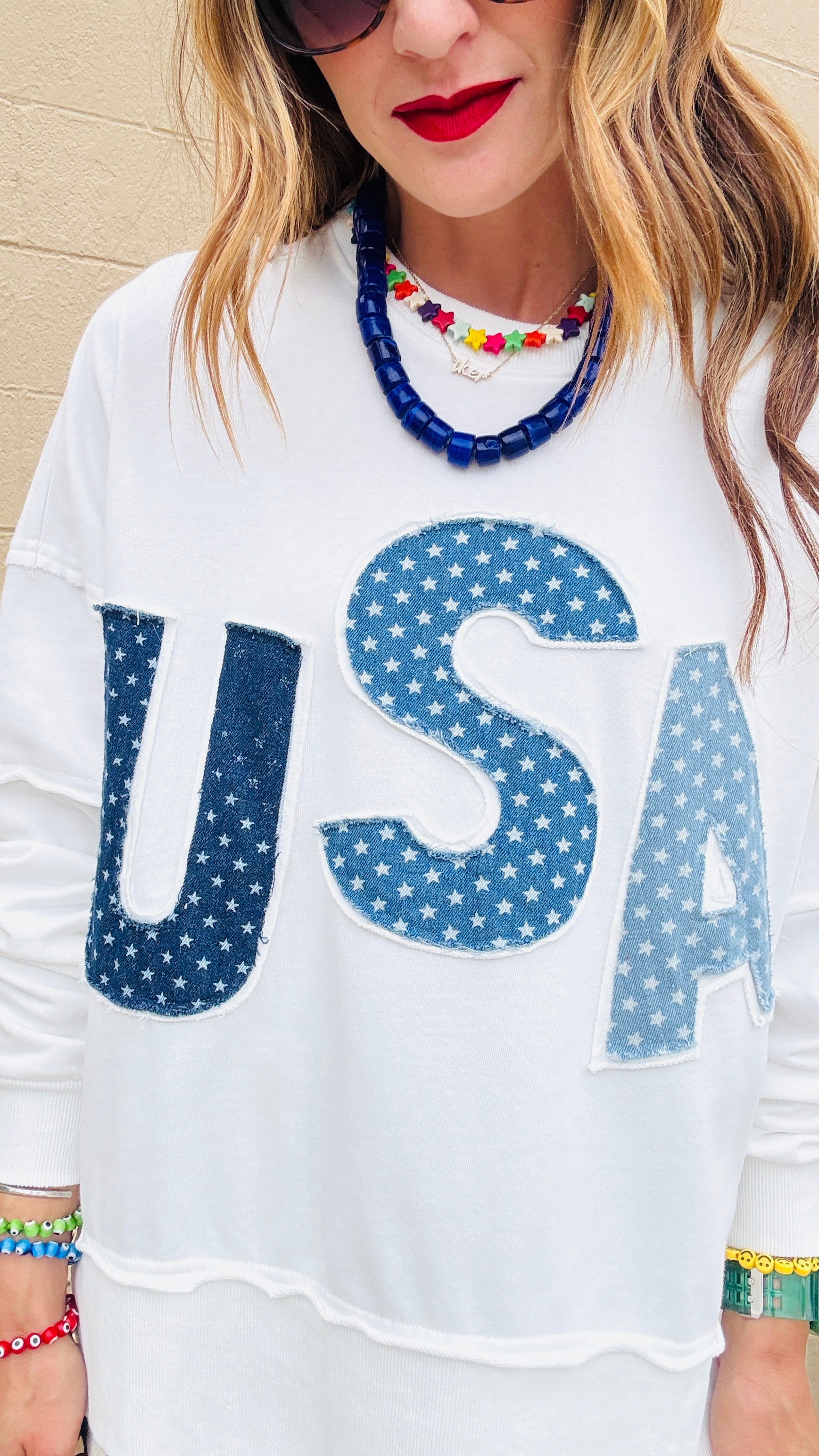 All-American Comfort Sweatshirt-White