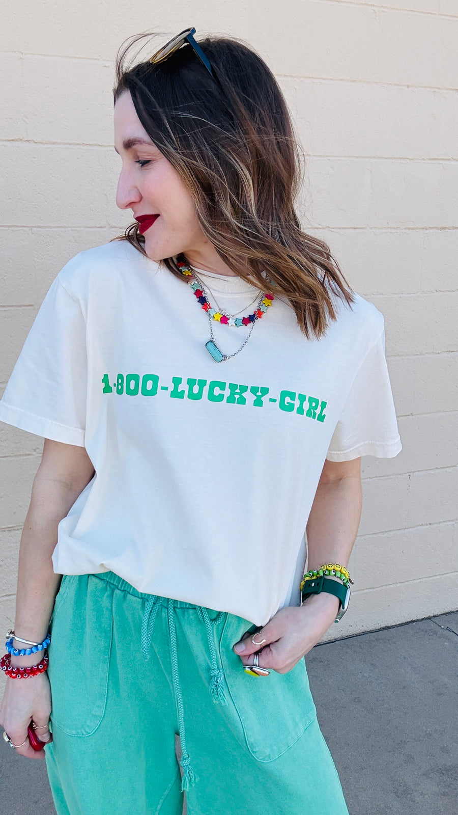 Lucky Girl Graphic Tee