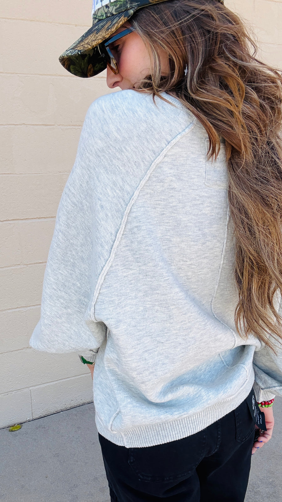 Cloud Comfort Pullover- Heather Oatmeal