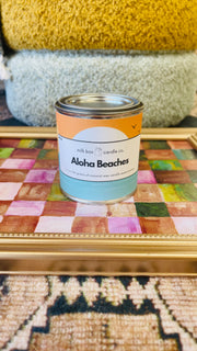 Aloha Beaches - 100% Recyclable Coconut Wax Scented Candle