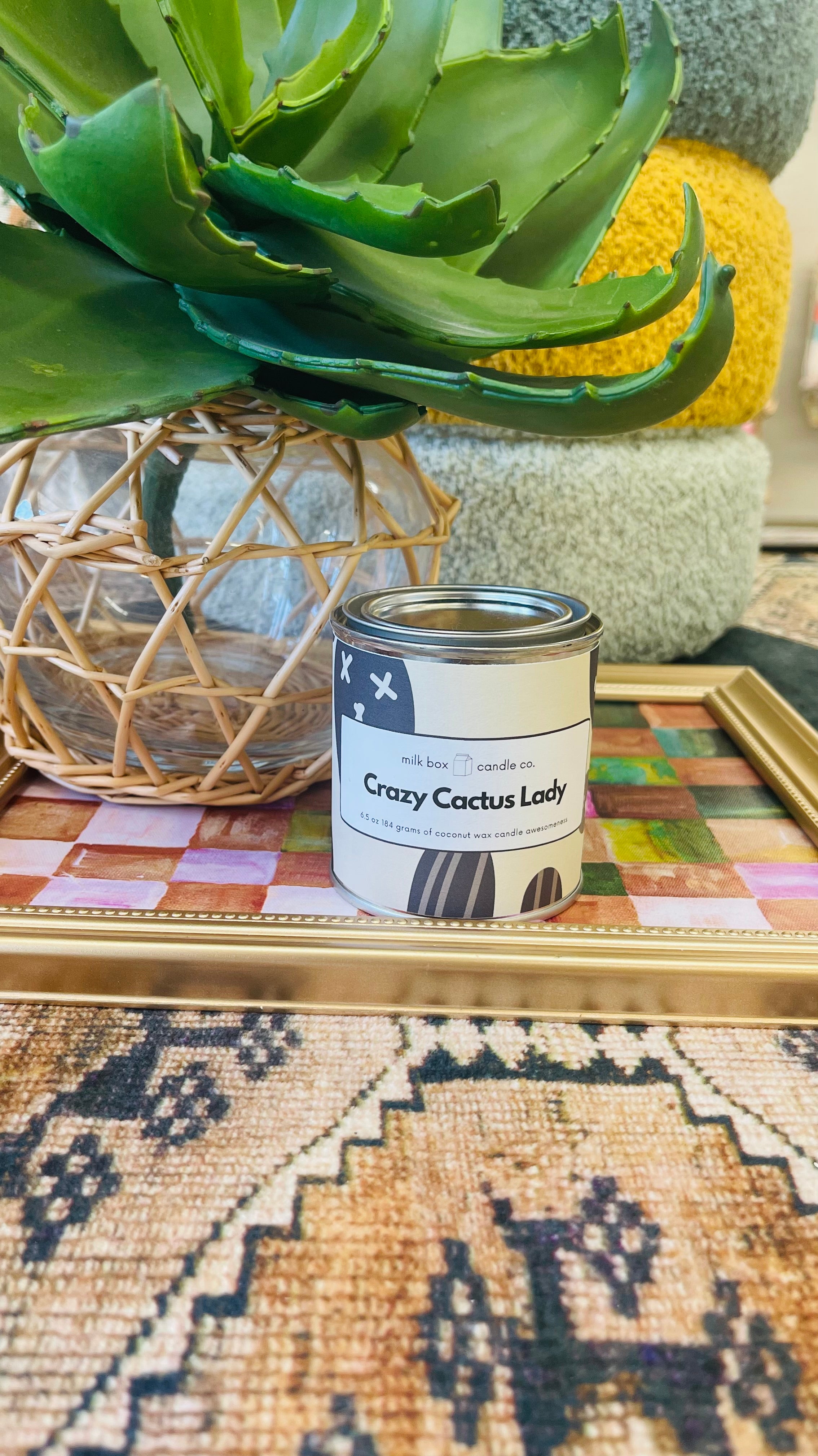 Crazy Cactus Lady - 100% Recyclable Coconut Wax Candle