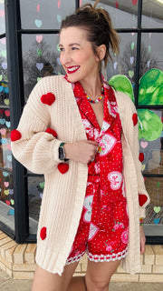 Wrapped in Love Heart Detail Cardigan