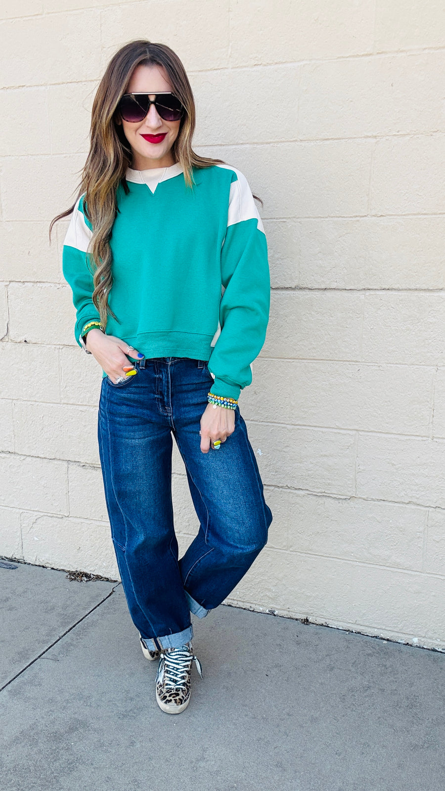Dynamic Stripe Sweatshirt!