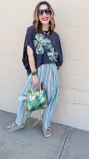 Sundrenched Striped Pants