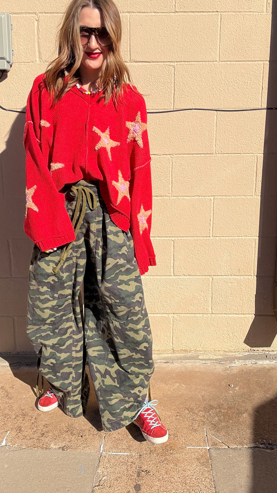 Stealth Mode Wide Barrel Leg Camo Pants