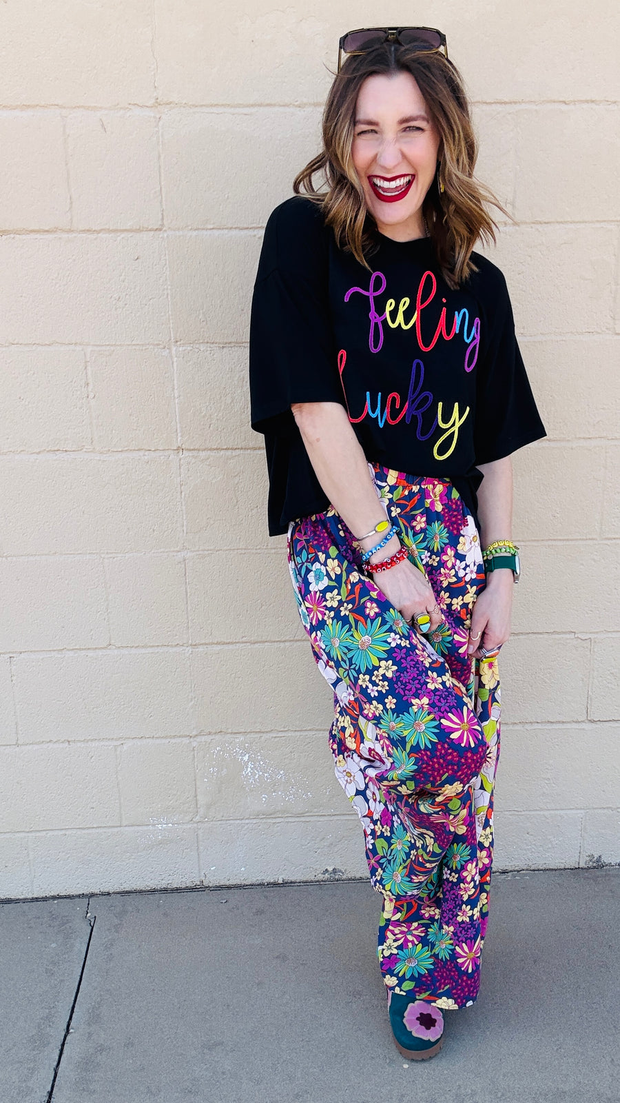 Feeling Lucky Cropped Tee