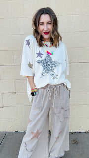 Stellar Style Patchwork Tee