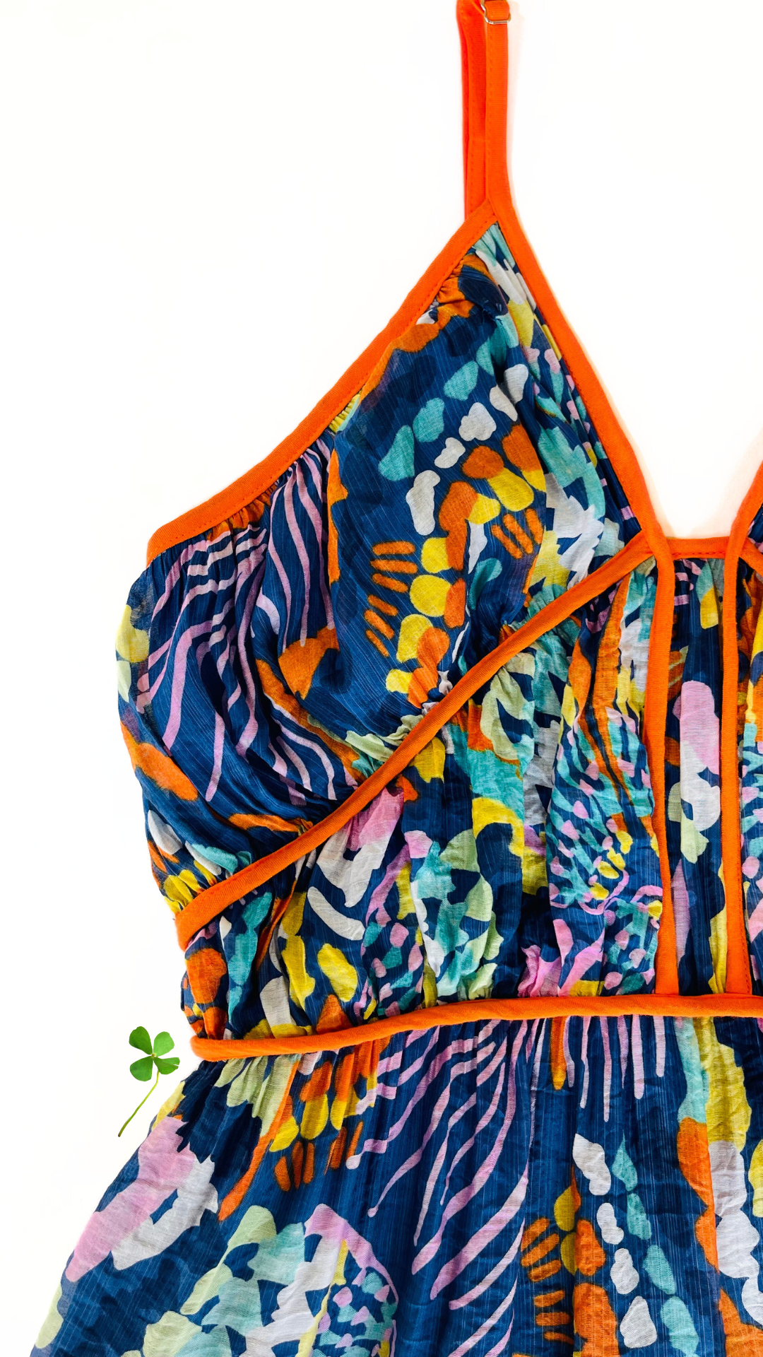 Hidden Paradise Vibrant Patterned Maxi Dress