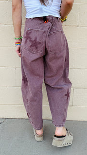 Starry Vintage Barrel Jeans
