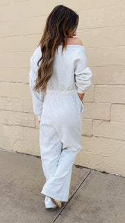 Luxe Comfort One-Shoulder Jumpsuit