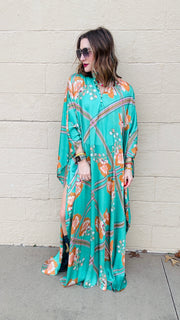 Lady Love Satin Kaftan