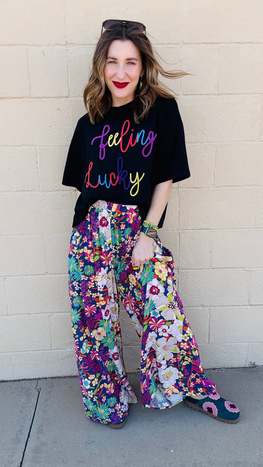 Feeling Lucky Cropped Tee