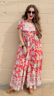 Blossom Breeze Flutter Sleeve Jumpsuit