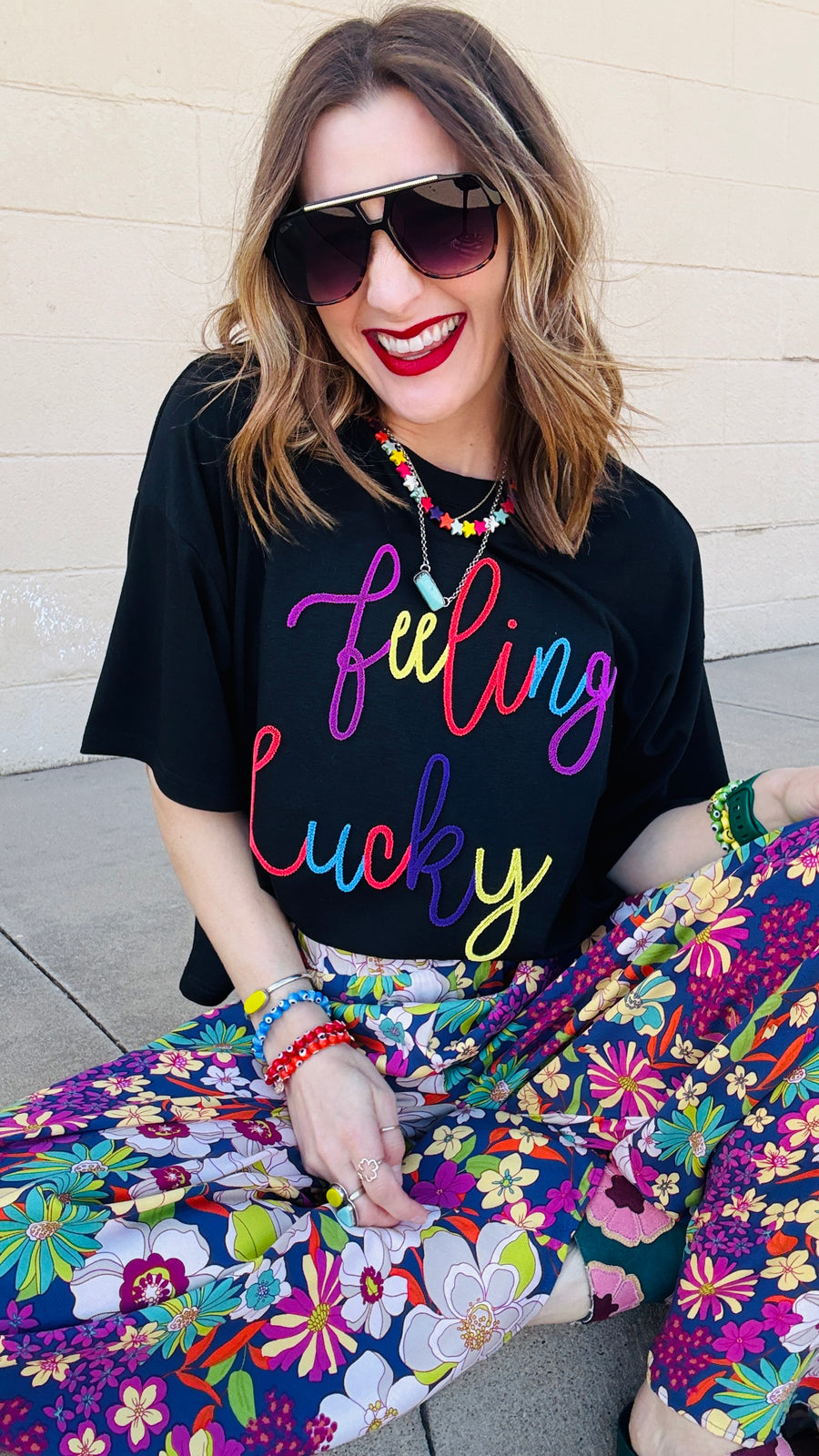 Feeling Lucky Cropped Tee