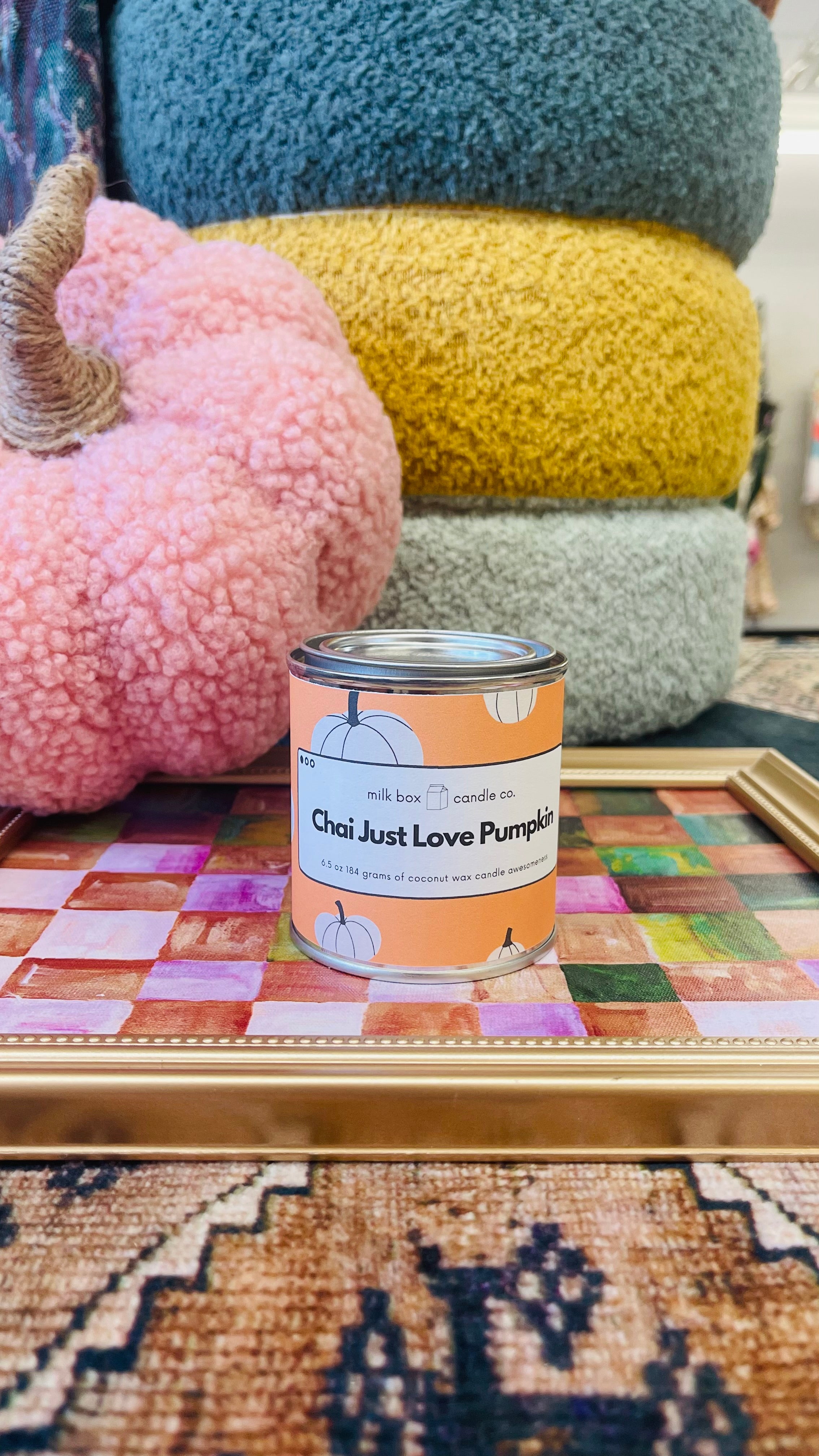 Chai Just Love Pumpkin - 100% Recyclable Coconut Wax Scented Candle