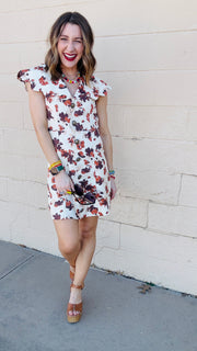 Sutton Floral Printed Mini Dress