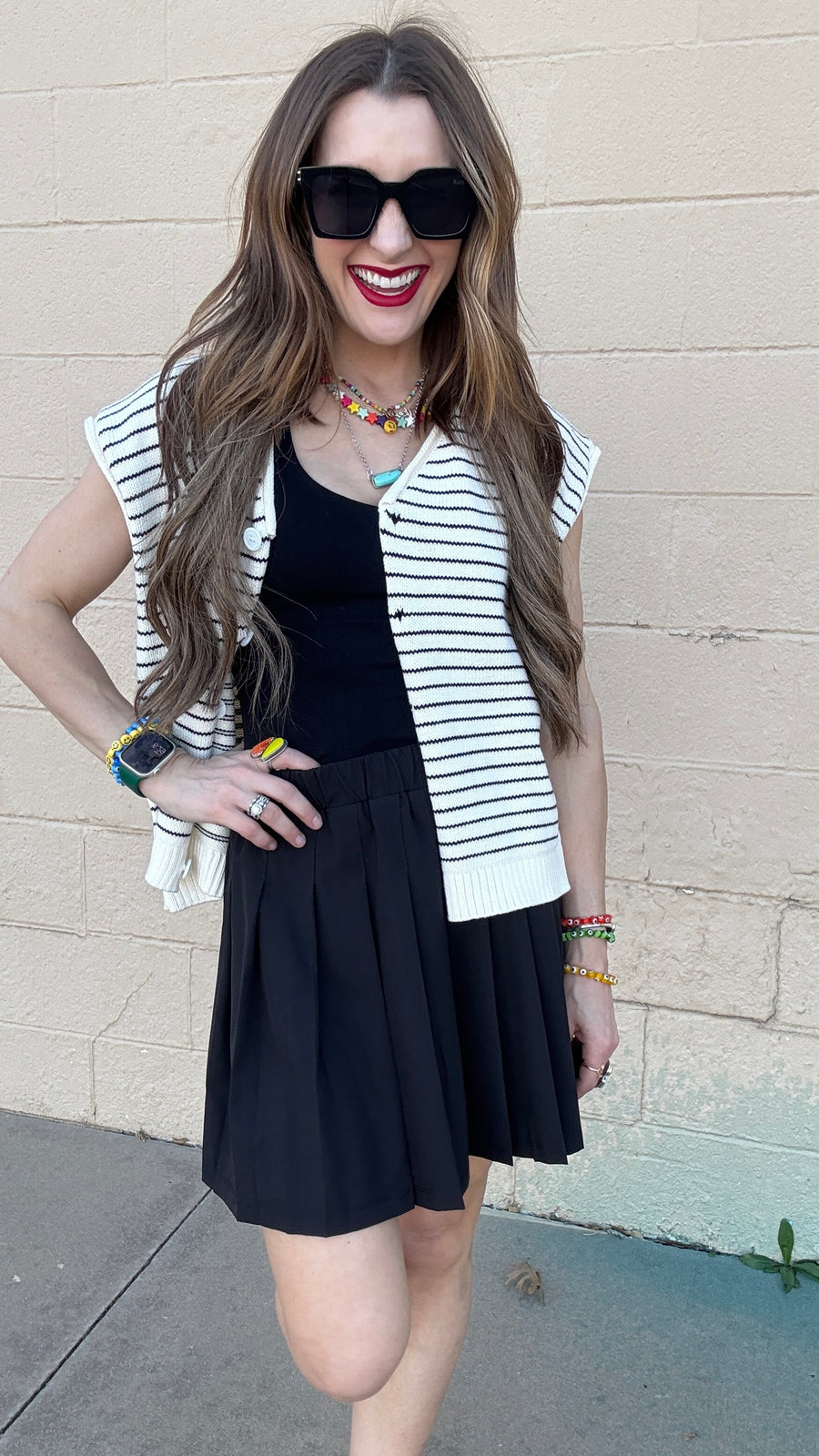 Back to The Basics Classic Fitted Tank- Black