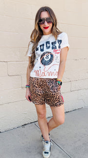 Fierce & Flirty Satin Track Shorts
