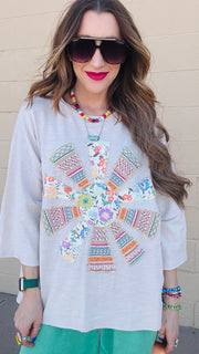Sunshine Bloom Patch Tee