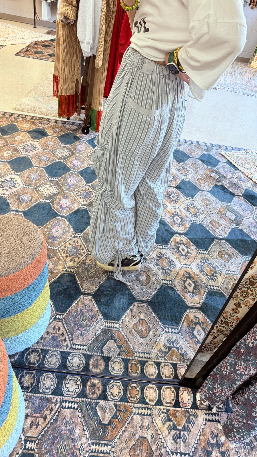 Casual Vibes Striped Harem Pants