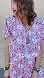 Feel The Love Heart & Floral Set