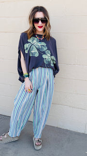 Sundrenched Striped Pants