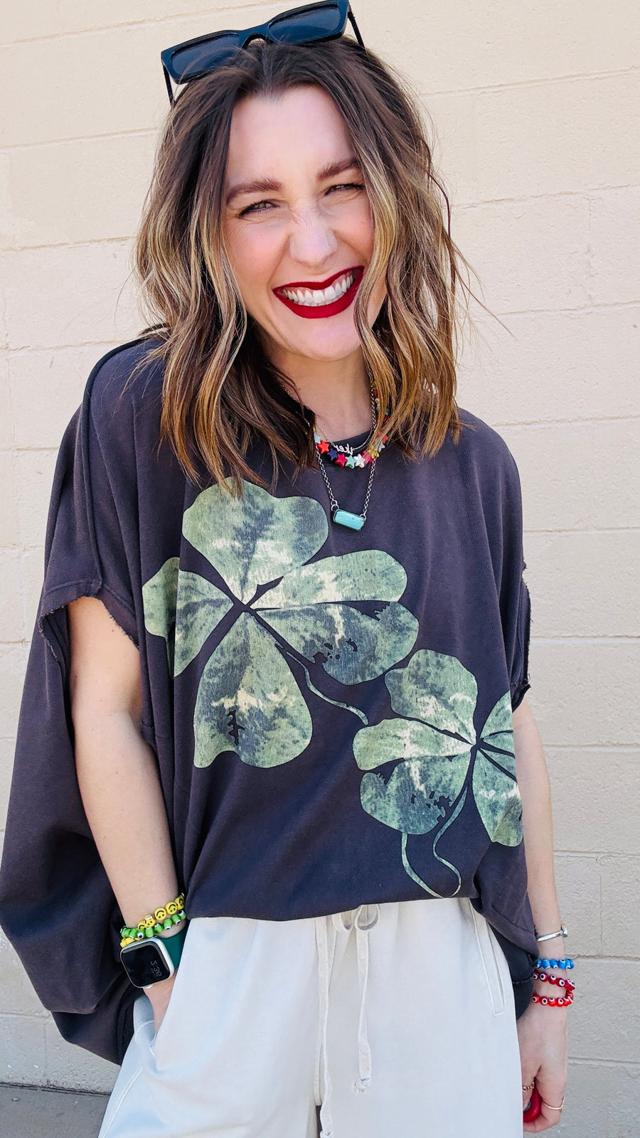 Lady Luck Clover Graphic Tee