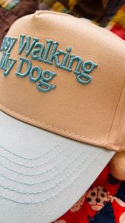 Busy Walking My Dog Trucker Hat