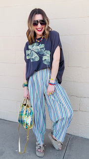 Sundrenched Striped Pants