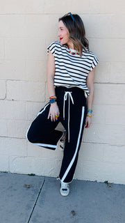 Keepin' it Classic Striped Cap Sleeve Top