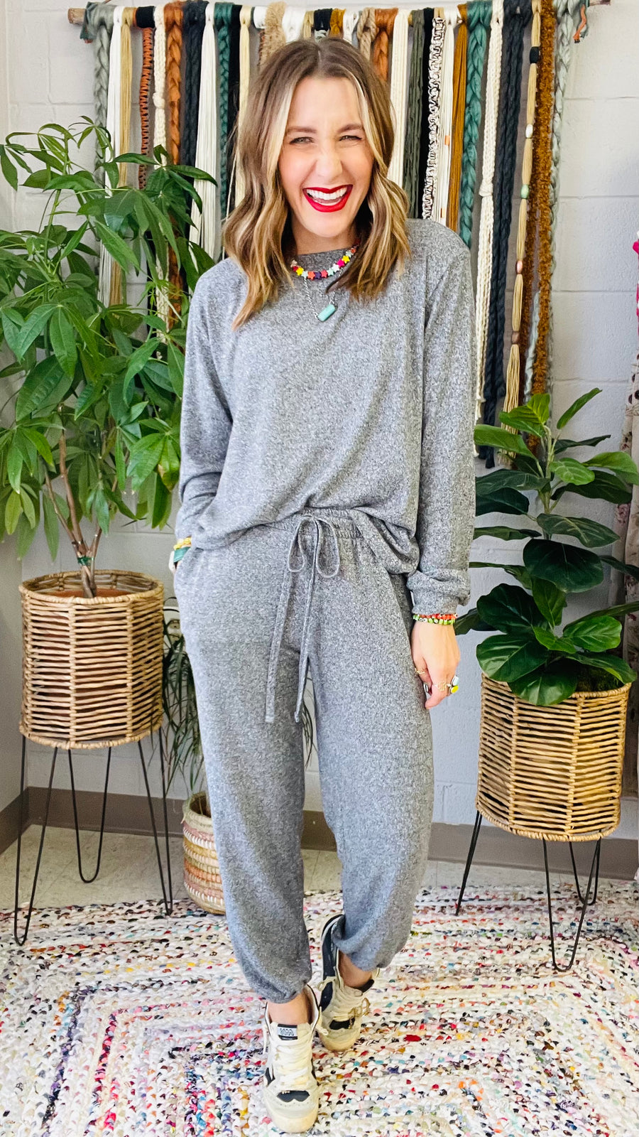 Andi Soft Long Sleeve And Jogger Set