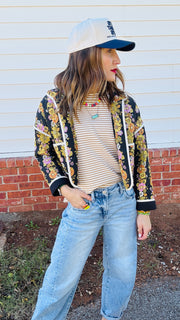 Rylee Floral Printed Jacket