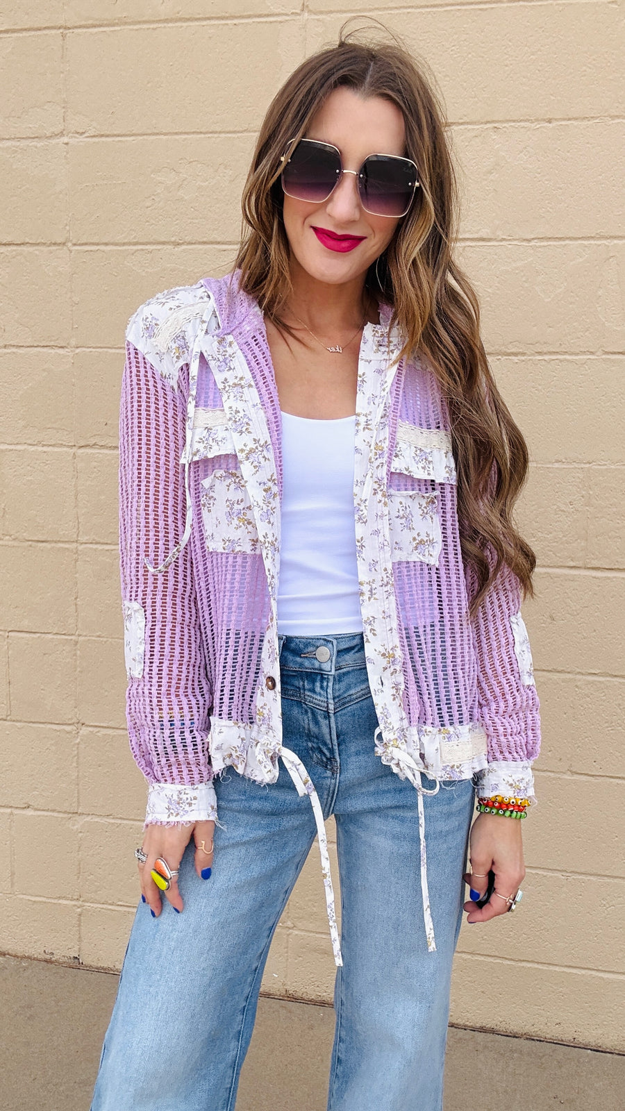 Lavender Whisper Hooded Jacket