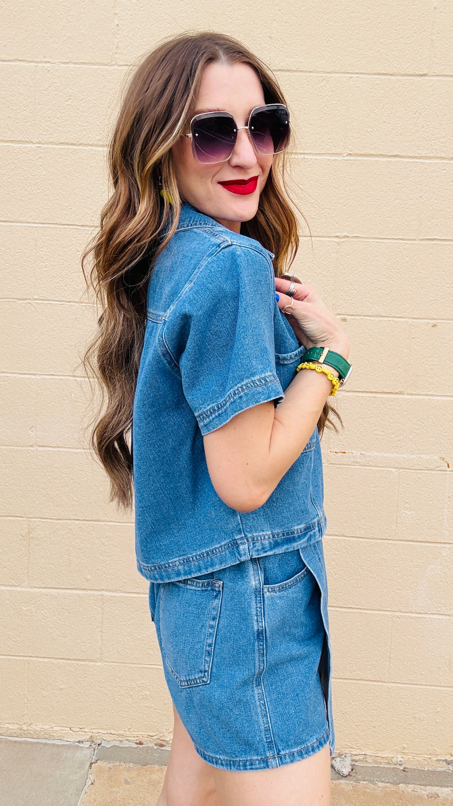 Denim Daze Skort Set
