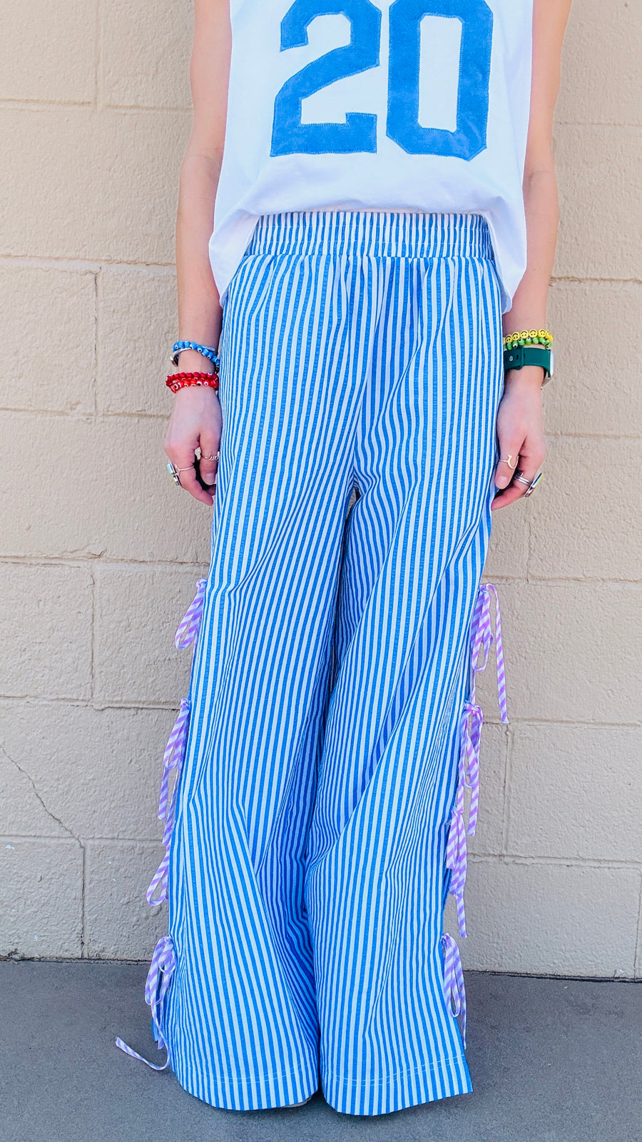 Sail Away Striped Pants