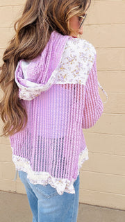 Lavender Whisper Hooded Jacket