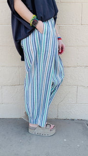 Sundrenched Striped Pants