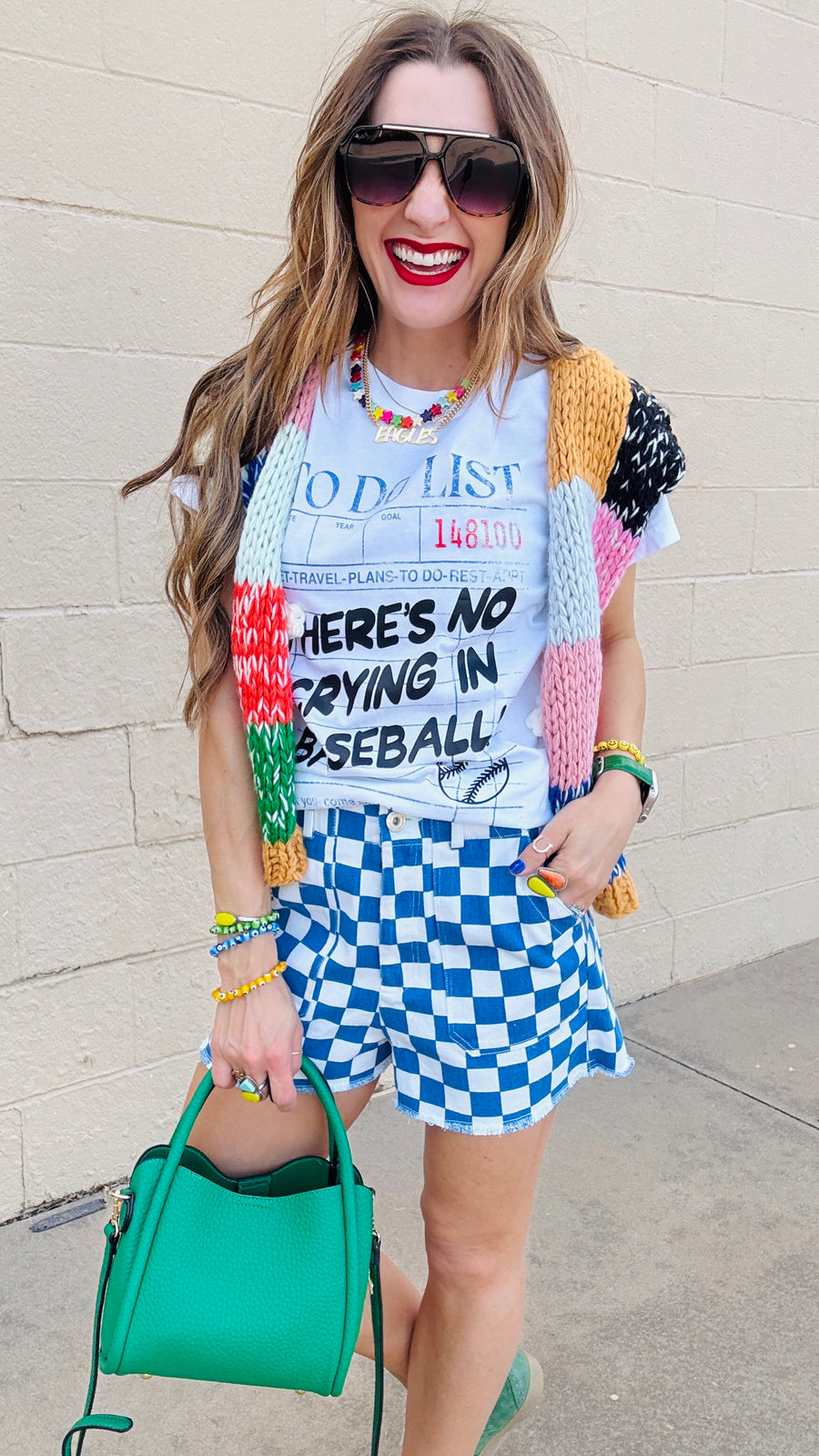 Prism Patchwork Tie-Front Vest